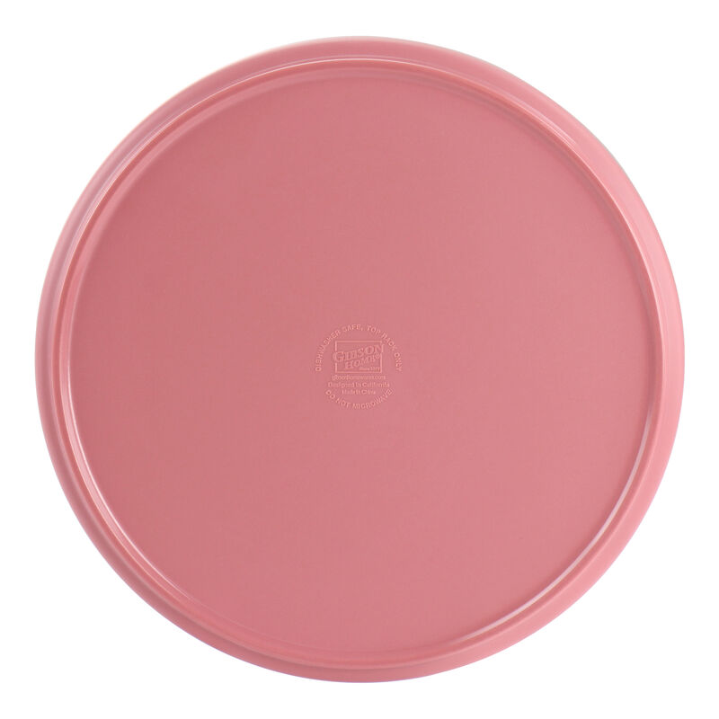 Gibson Home Canyon Crest 12 Piece Round Melamine Dinnerware Set in Pink