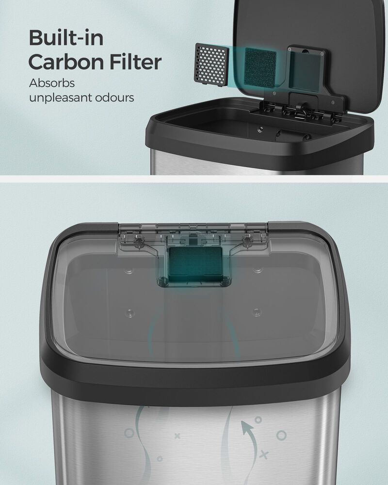 18-Gallon Stainless Steel Kitchen Trash Can