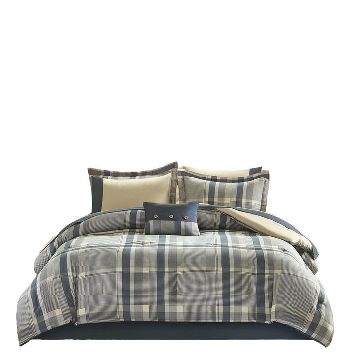 Belen Kox Plaid Comfort Haven 7-Piece Bedding Set, Belen Kox