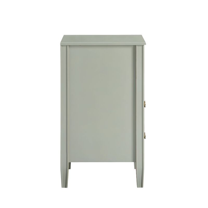 Comfort Pointe Winsley 2-drawer storage Nightstand - Antique Gray
