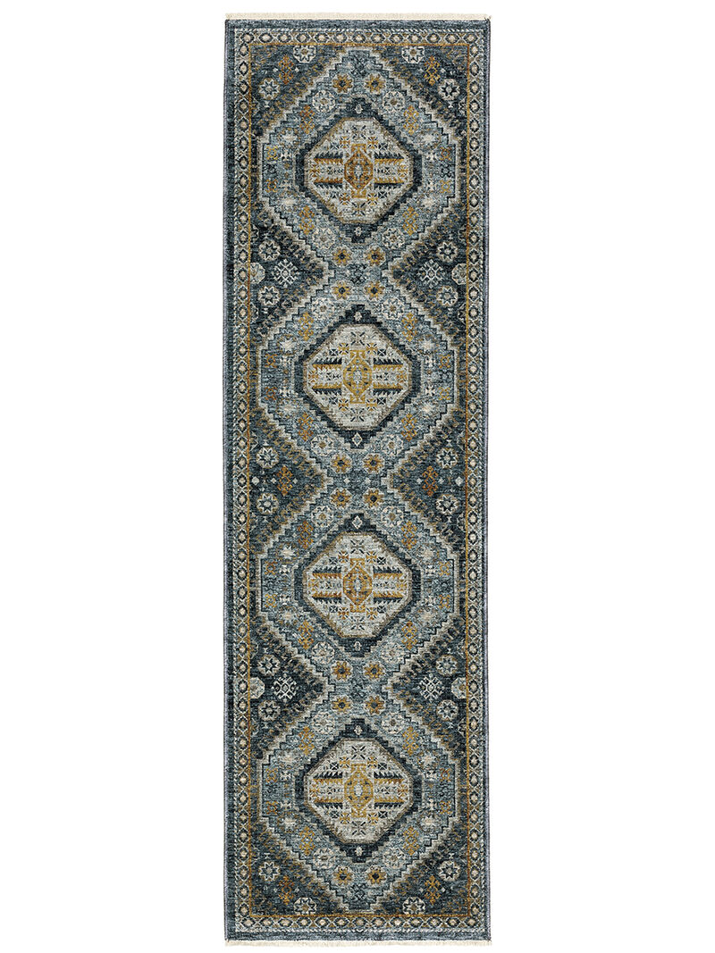 Aberdeen 3'3" x 5' Blue Rug