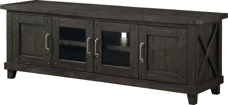 Yosemite Solid Wood Four Door Media Console