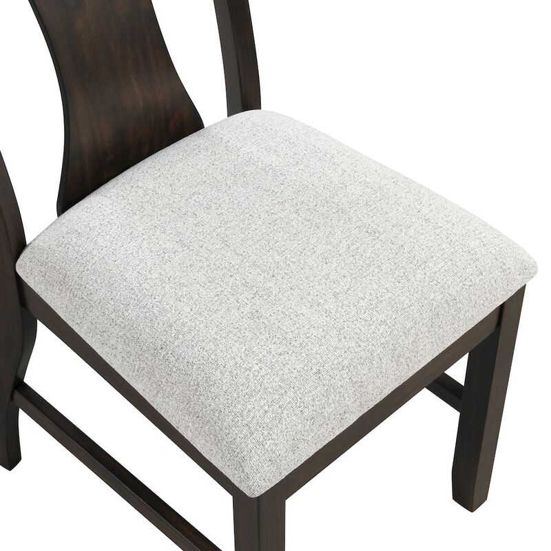New Classic Furniture Chestnut Ridge Wood Dining Chair in Brown (Set of 2)