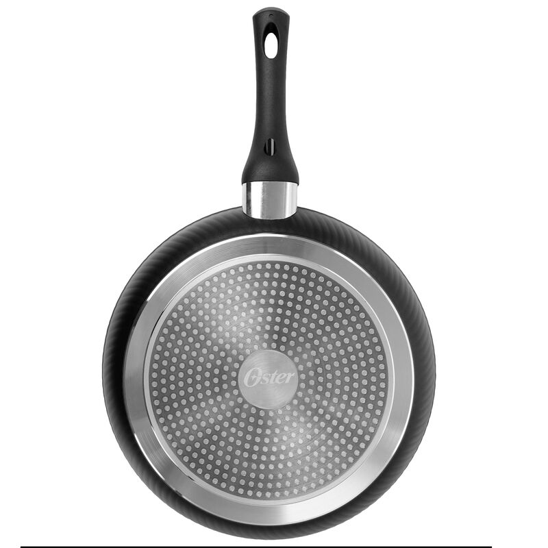 Oster Kono 11 Inch Aluminum Nonstick Frying Pan in Black