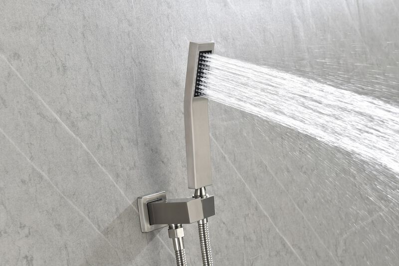 Wall Mounted Rain Shower System, Modern High Pressure Shower Head for Full Body Coverage