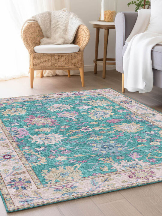 Hatay HY7 Teal 8' x 10' Rug