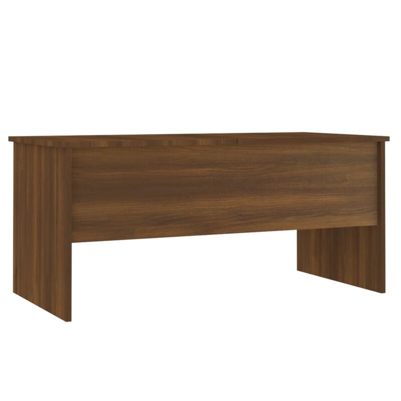 vidaXL Coffee Table Brown Oak 40.2"x19.9"x18.3" Engineered Wood