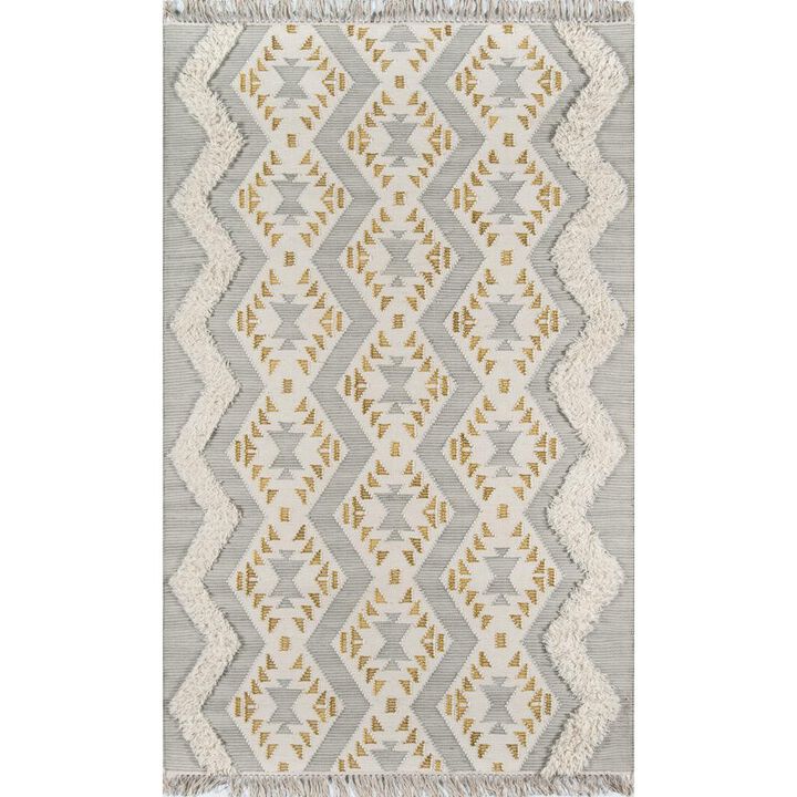 Novogratz Contemporary Runner Area Rug, Grey, 2'3 X 7'10 Runner