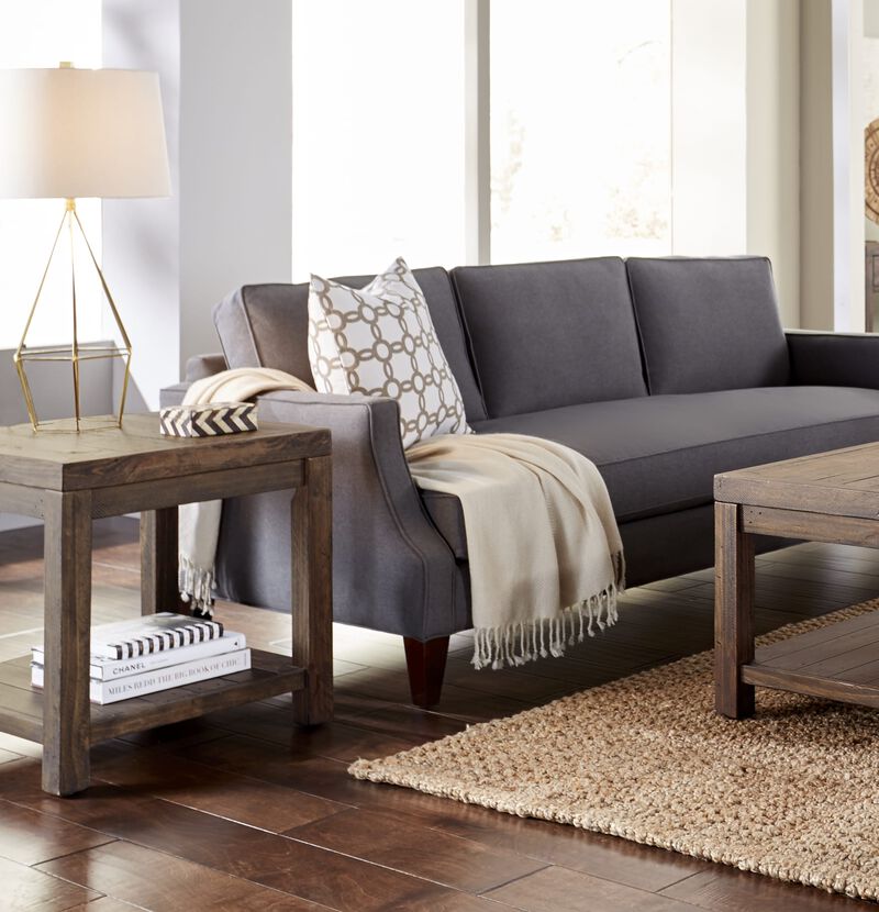 Craster Wood Square Side Table