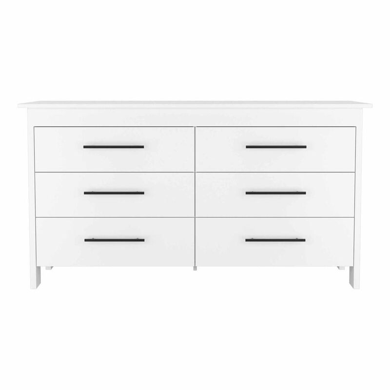 Luxor 6 Drawer Double Dresser