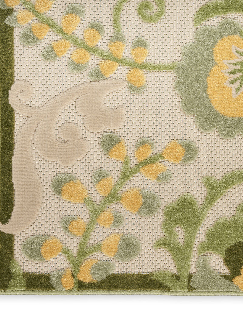 Aloha ALH17 Ivory/Green 6' x 9' Rug