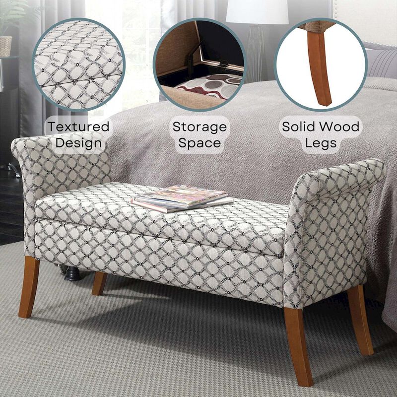 Convience Concept, Inc. Designs4Comfort Garbo Storage Bench