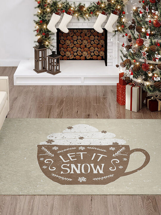 Wonderland WN7 Beige 3' x 5' Rug