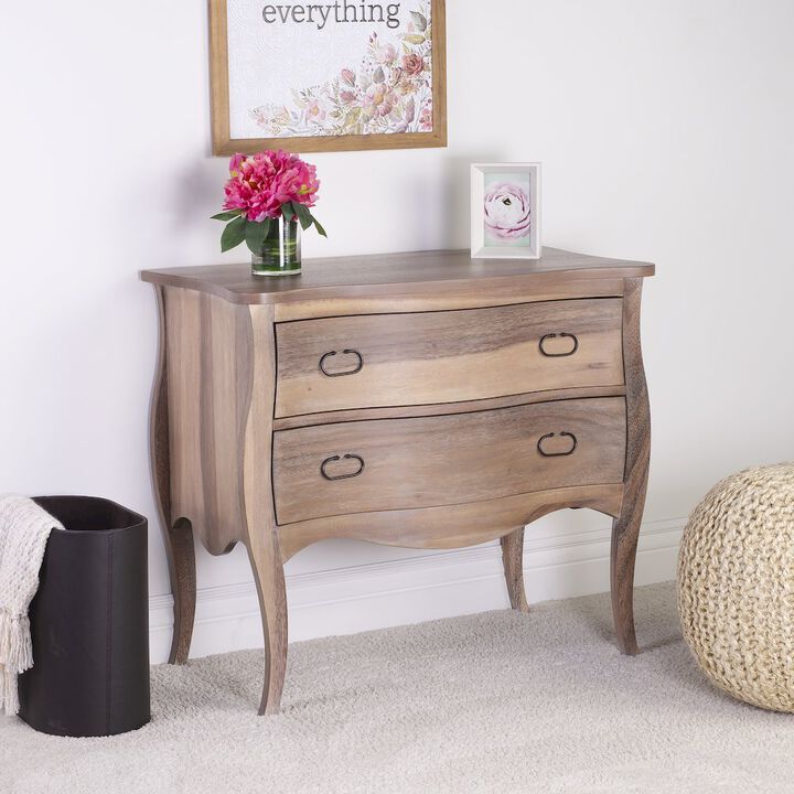 Butler Specialty Rochelle Natural 2 Drawer Chest, Light Brown