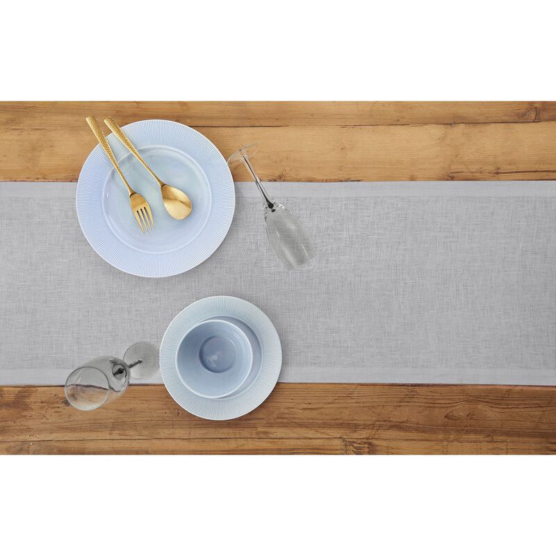 Solino Home 100% Pure Linen Table Runner | Fete for Valentine;s