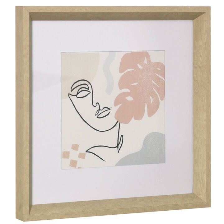 Through The Window I Framed Print
