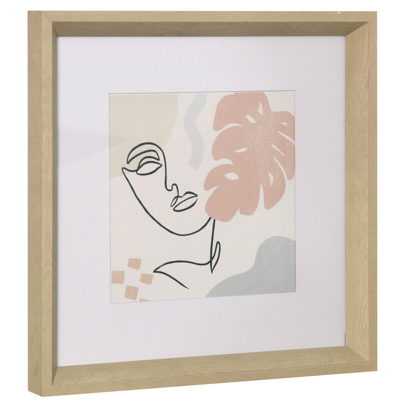 Through The Window I Framed Print