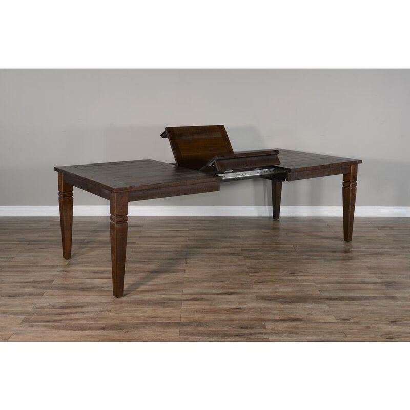 Sunny Designs Extension Dining Table with Butterfly Leaf