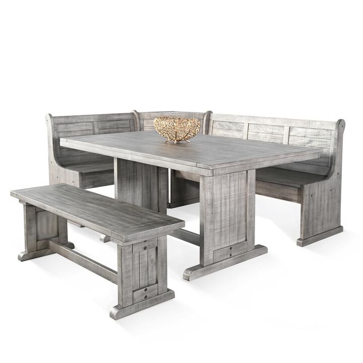 Sunny Designs Wood Breakfast Nook Dining Set