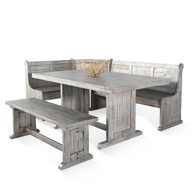 Sunny Designs Wood Breakfast Nook Dining Set
