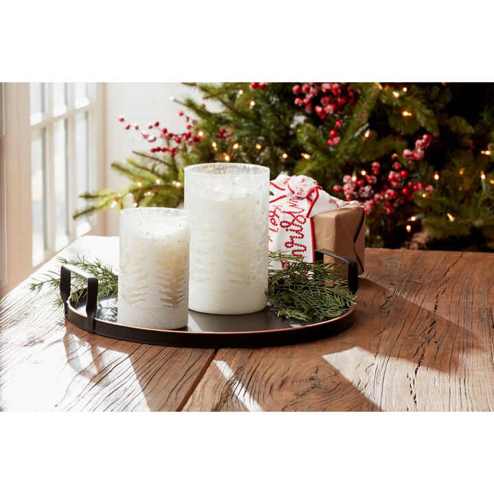 Set of 4 Elegant Candle Holders for Home Décor and Lighting