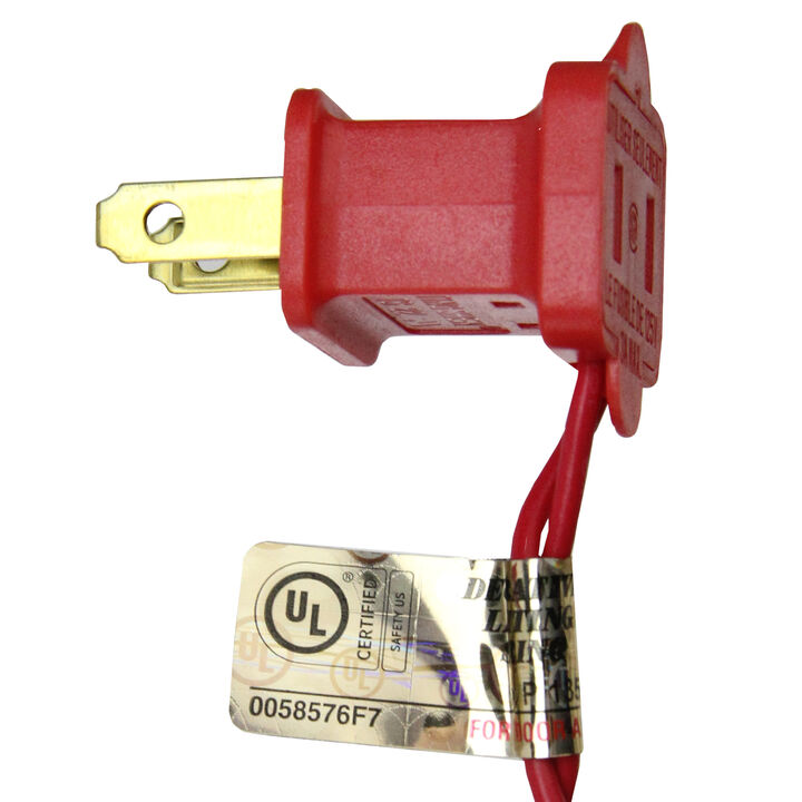 100 Count Red Mini Christmas Lights  20 ft Red Wire