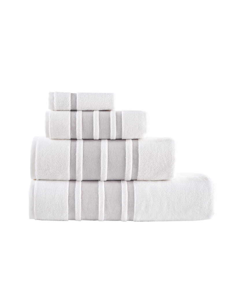 Brooks Brothers Contrast Border Hand Towel