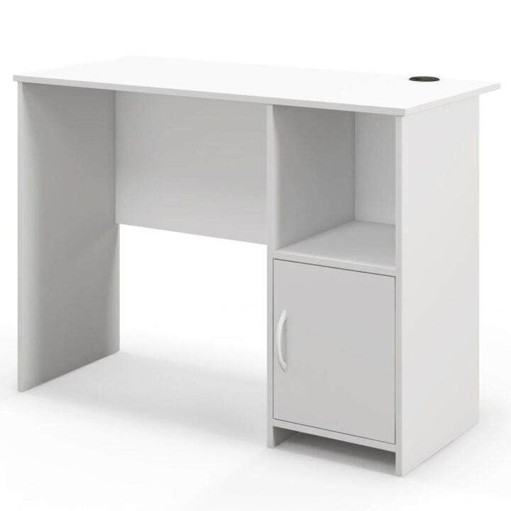 Hivvago Modern Computer Desk with Cabinet