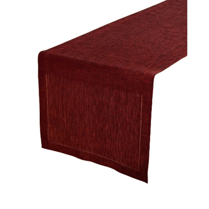 Solino Home 100% Pure Linen Table Runner 14 x 36 Inch | Milan
