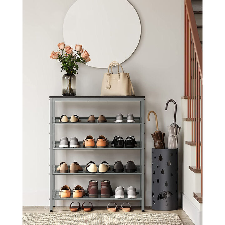 6-Tier Shoe Rack - Efficient Storage Solution for Organized Footwear