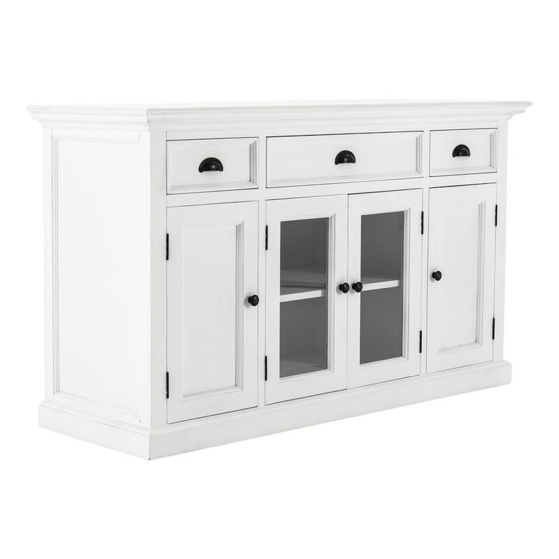 Belen Kox Elegant White Farmhouse Buffet - The Timeless Charm, Belen Kox