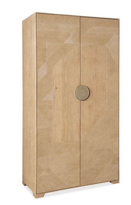 Retreat Split Rattan Wardrobe