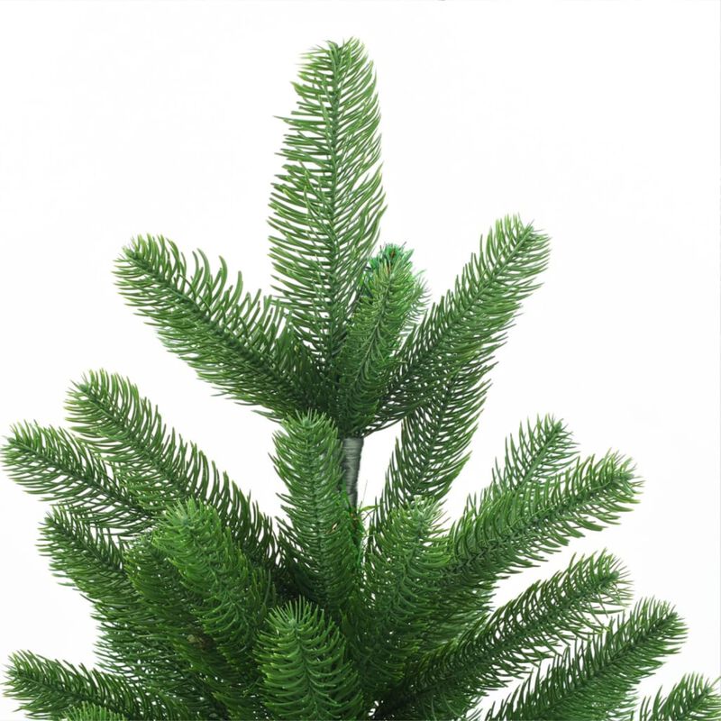 vidaXL Artificial Christmas Tree with LEDs&Ball Set 82.7" Green