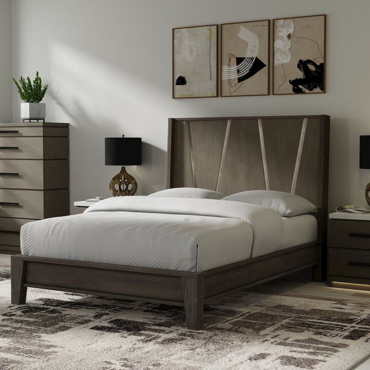 Parker House Furniture Parker House Pure Modern Bedroom 6 Drawer Dresser and Mirror