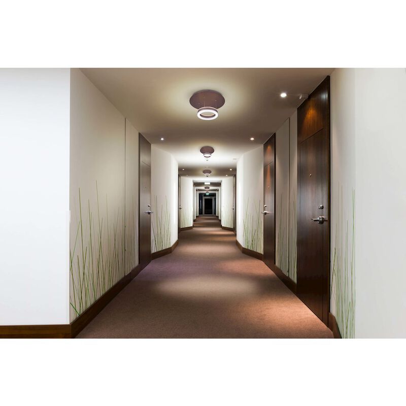 VONN Lighting 11” Wi-Fi-Enabled Tunable White Color-Changing LED Pendant Ceiling Fixture