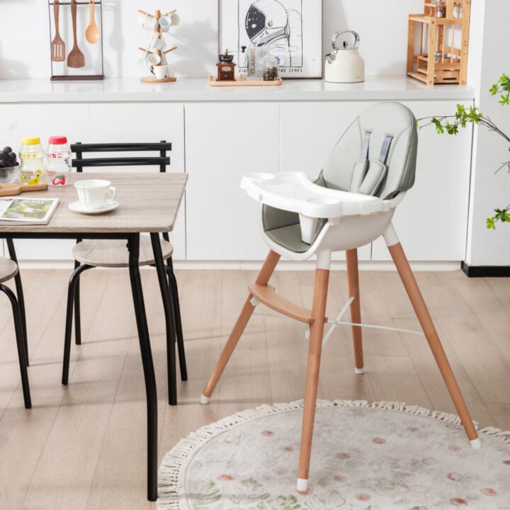 Hivvago Baby High Chair with Dishwasher Safe Tray