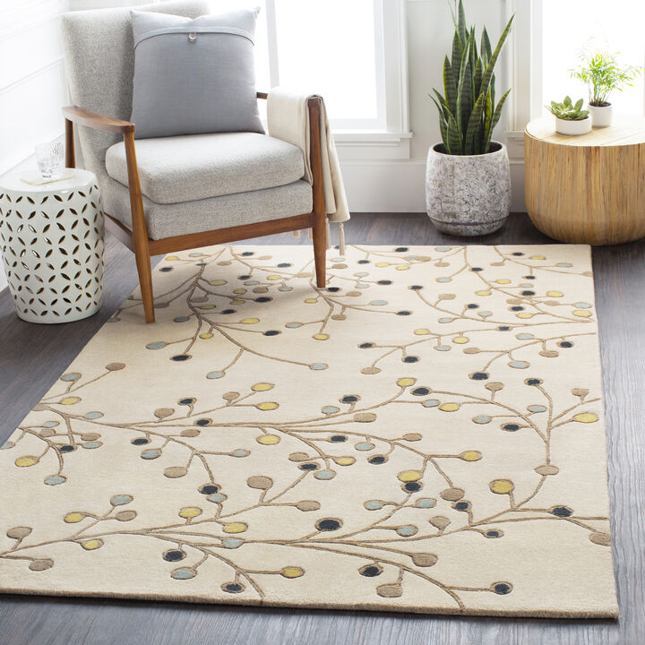 Athena ATH-5053 6' x 9' Beige Rug