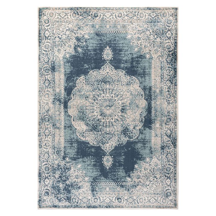 Kelly Rosalia Cottage Medallion Area Rug