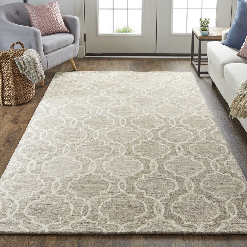 Belfort 8775F Gray/Ivory 9' x 12' Rug
