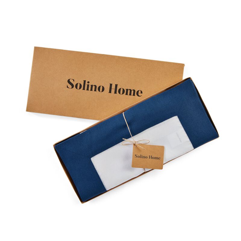 Solino Home 100% Pure Linen Table Runner | Contempo