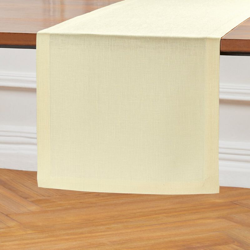 Solino Home 100% Pure Linen Table Runner | Diana