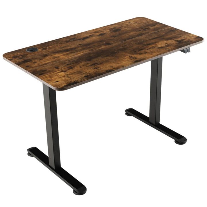 Hivvago Electric Standing Desk Adjustable Stand up Computer Desk Anti-collision