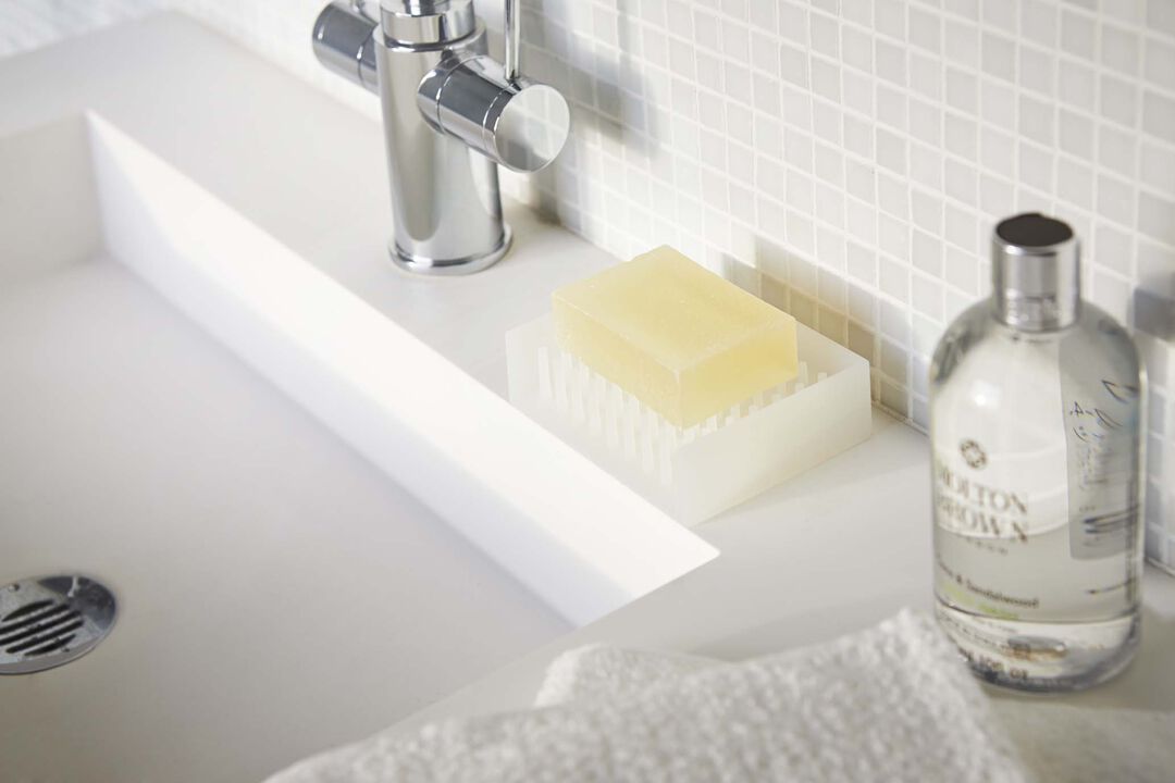 Self-Draining Soap Dish