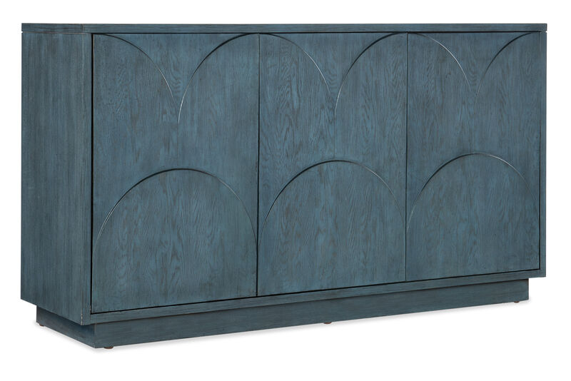 Melange Round Valley Entertainment Credenza