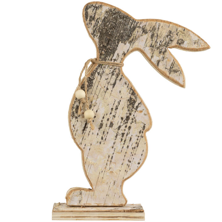 Rustic Rabbit Silhouette Tabletop Easter Decoration - 12"
