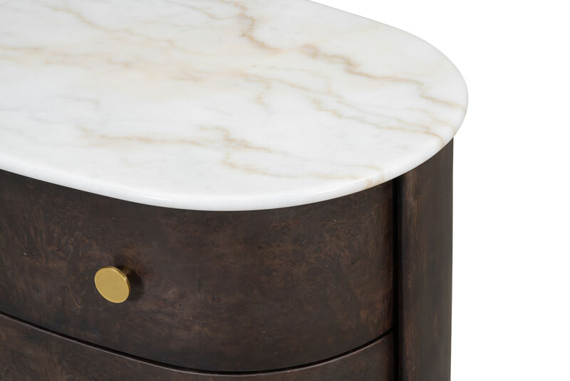 Greer Three Drawer Nightstand