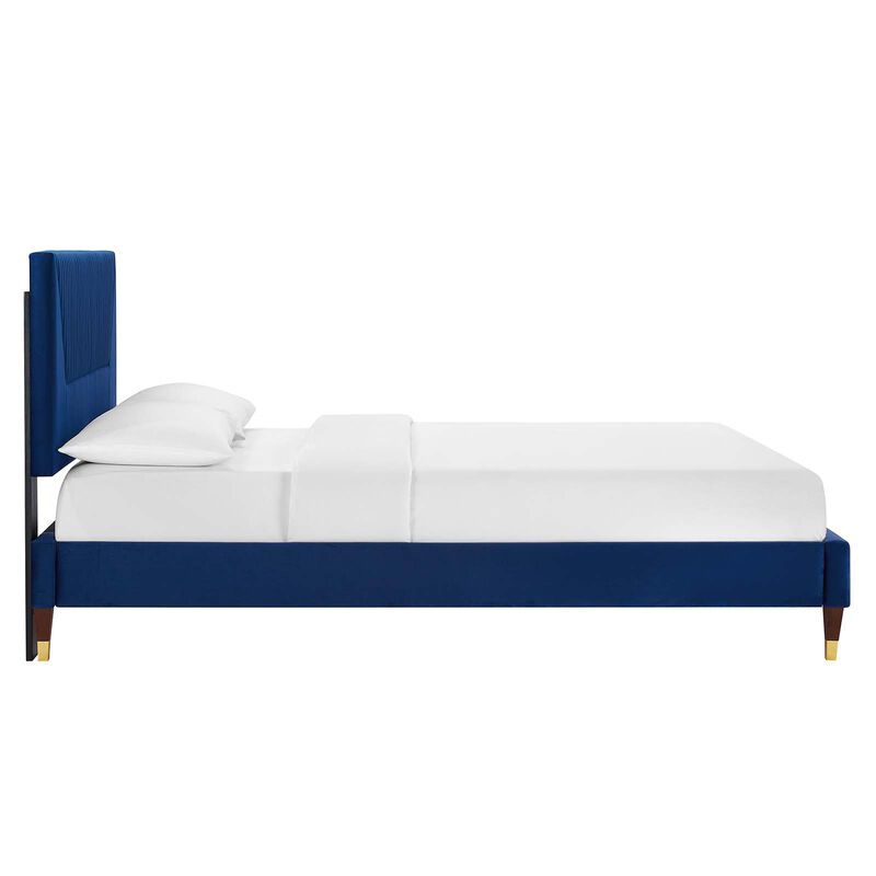Modway - Yasmine Channel Tufted Performance Velvet King Platform Bed