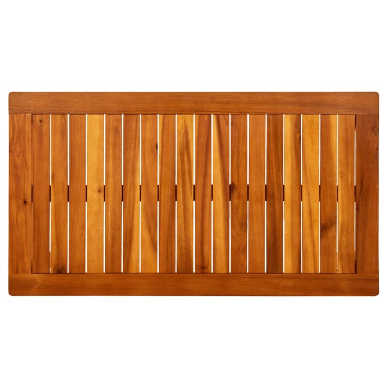 vidaXL Garden Coffee Table 35.4"x19.6"x14.1" Solid Acacia Wood