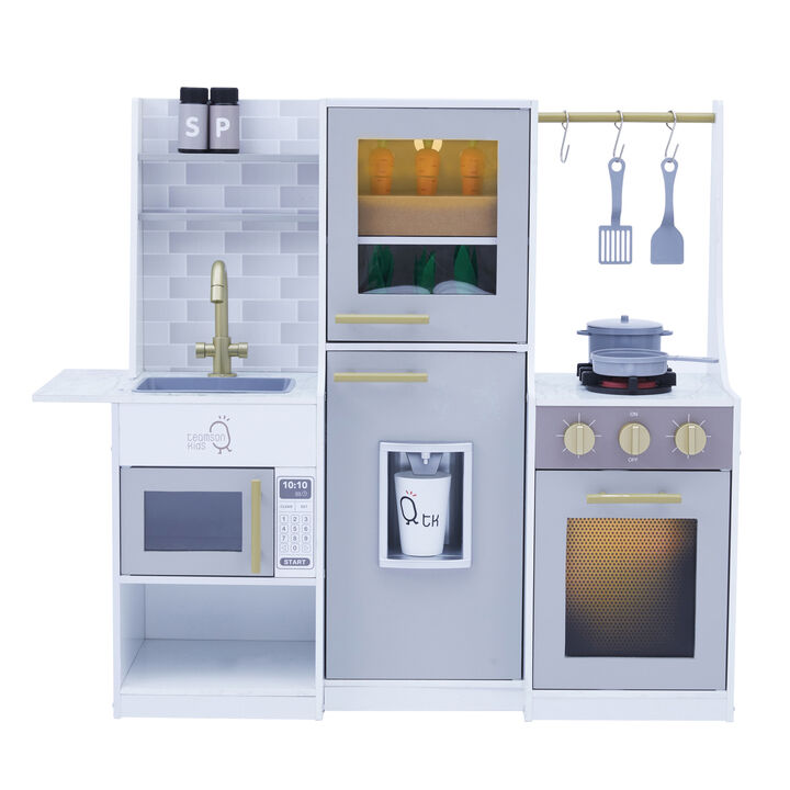 Teamson Kids - Little Chef Lyon Modern Play Kitchen - Grey