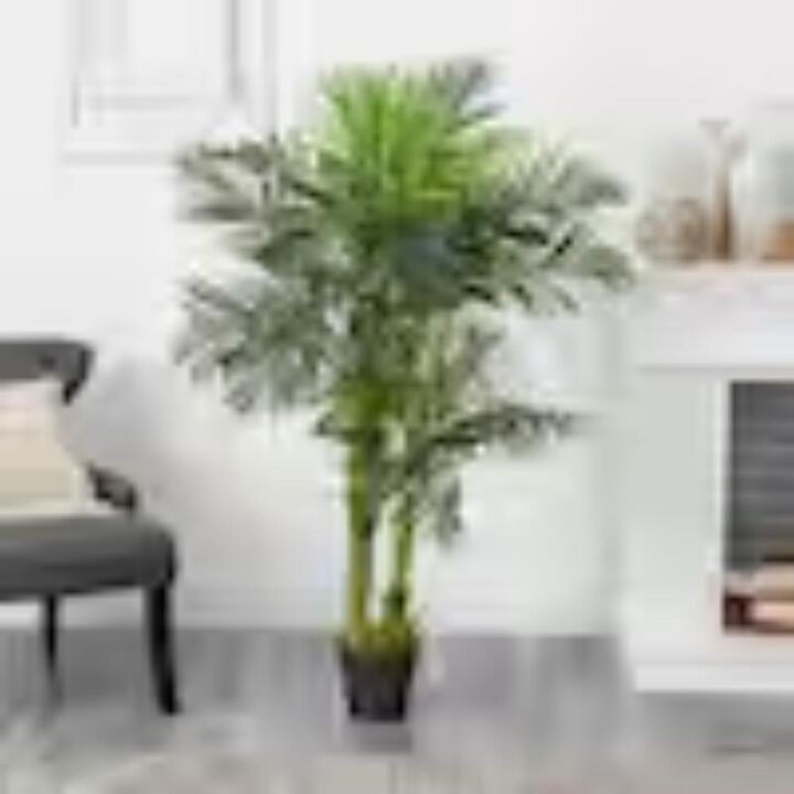 Hivvago 6 Feet Hawaii Palm Artificial Tree